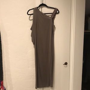 Asymmetrical soft cotton dress